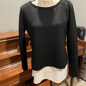White House black market layered sweater size small
